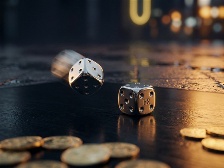 Igralec, ki gleda lobi igre kazina na namiznem zaslonu